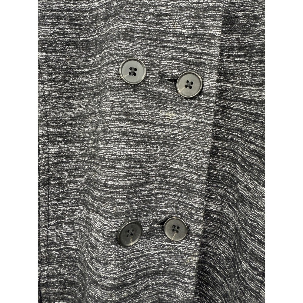 Coldwater Creek Jacket Womens Large Gray Wool Blend Lined Button Front Swing‎ - Picture 3 of 10